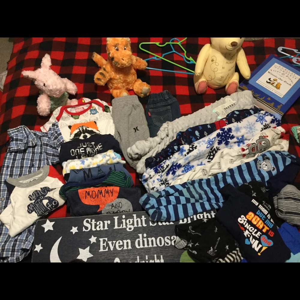 Mixed brand 3-6 month baby boy clothes.